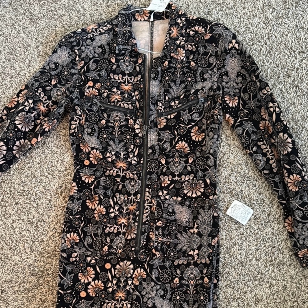Free people corduroy jumpsuit size small